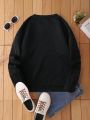 Figure Graphic Thermal Lined Sweatshirt