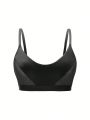 SHEIN Leisure Solid Wireless Bra