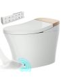 Smart Toilet, Bidet Toilet, Foot Sensor Flush, Heated Seat, Multi Function Remote Control, Soft Closing Seat,Smart Bidet, Automatic Flushing