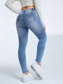 Women'S Slim Fit Distressed Denim Jeans