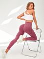 Yoga Basic Seamless High Stretchy Sport Leggings