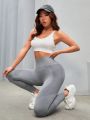 Yoga Trendy Women'S High Waist Tummy Control Sports Leggings