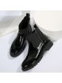 Thick-soled Elevated Fashionable Boots British Style New Short Boots Women's Shoes For Autumn And Winter