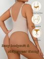 Women'S Sexy Front Button Shapewear Bodysuit