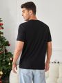 Men Christmas Print Tee