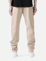 Men Flap Pocket Side Cargo Pants