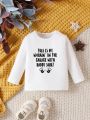 Baby Boys' Stylish Top With Letter Print