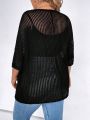 SHEIN LUNE Plus Size Women's Dolman Sleeve Tops