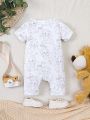 Baby Boy Cartoon Printed Romper