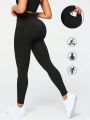 Yoga Basic Women'S Sports Legging With Side Phone Pocket