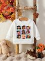 Baby Girl Figure Graphic Sweatshirt