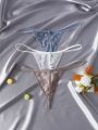 3pcs/Set Women'S Lace Butterfly Knot Thong Underwear