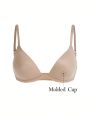 SHEIN Leisure Solid Color Simple Style Bra