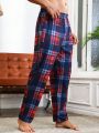 Men's Plaid Home Wear Pants