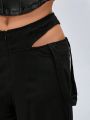 KADRDN Cut Out Waist Wide Leg Pants