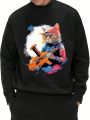 Men's Cartoon Printed Sweatshirt