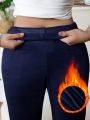 SHEIN Essnce Casual Warm Underwear Leggings