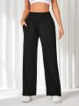 SHEIN Daily&Casual Women's Sports Pants With Pockets