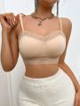 Lace Splice Women's Bra