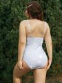 SHEIN Swim Mod Women's Plus Size One-piece Swimsuit