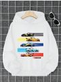 Boys' Car Print Hoodie Sweatshirt