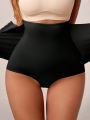 Women's High Waist Tummy-control Body Shaper Corset Shorts With Front Button Joining