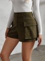 Women'S Cargo Style Pocket Shorts