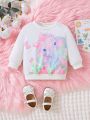 Girls Baby Unicorn Print Sweatshirt