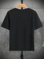 Teen Boys' Letter Printed Short Sleeve T-Shirt