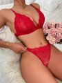 Ladies' Lace Lingerie Set