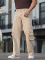 Men's Straight-leg Jeans With Side Slant Pockets