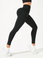 Yoga Basic Seamless High Elasticity Sport Leggings