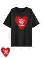 Karorine Women'S Love Letter Printed T-Shirt