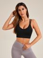 Yoga Basic Women's Strappy Sports Bra