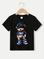 Young Boy'S Casual Short Sleeve T-Shirt With Round Neckline, Suitable For Summer