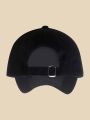 Letter Graphic Baseball Cap Casual