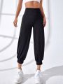 Yoga Basic Wide Waistband Sports Pants