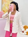 SHEIN Qutie Cute Striped Women's Blazer