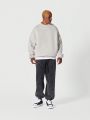 SUMWON Oversized Fit Sweatshirt With Side Pockets