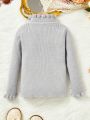 Baby Girls' Long Sleeve Half Turtleneck Sweater