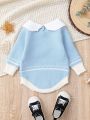 New Autumn And Winter Baby Girls' Sweater Jumpsuit