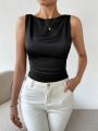 SHEIN Privé Knot Backless Vest Top