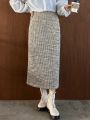 FRIFUL Woolen Skirt