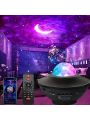 1PC Galaxy Projector Lights Starry Night Lights Moon Star Lights with Music Speaker, Color Changing Remote Control Party Lights for Kids Adults Boys Girls Kids Toys, Halloween Christmas Gifts Room Decoration