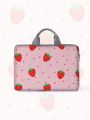 Strawberry Pattern Laptop Bag