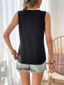 SHEIN VCAY Women's Crochet Vest