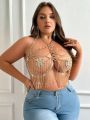 Plus Size Chain Necklace Bra Accessories