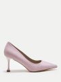 SHEIN BIZwear Pointed Toe Glitter High Heel Pumps