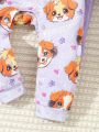 3pcs Cute Little Dog Printed Set