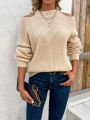 Women's Off-shoulder Pullover Sweater